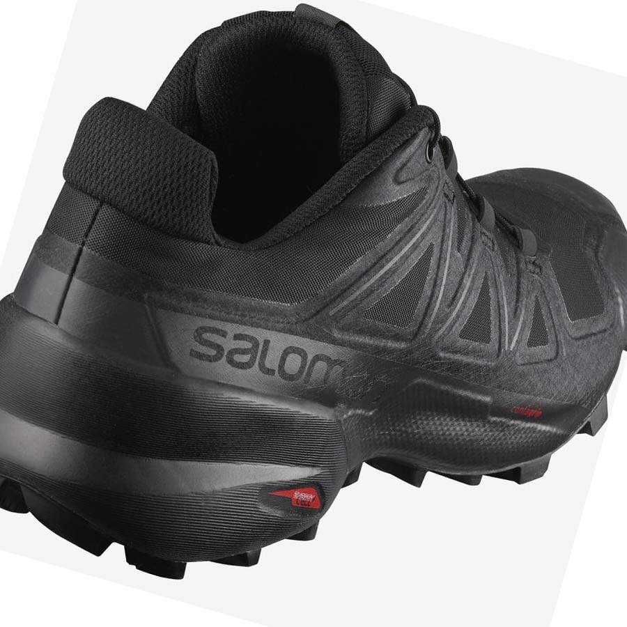 Salomon SPEEDCROSS 5 WIDE Trail Futócipő Férfi Fekete | HU 2101KOR